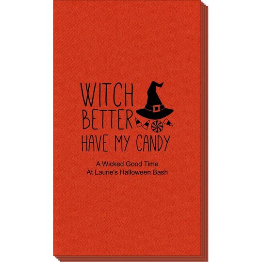 Witch Better Have My Candy Linen Like Guest Towels